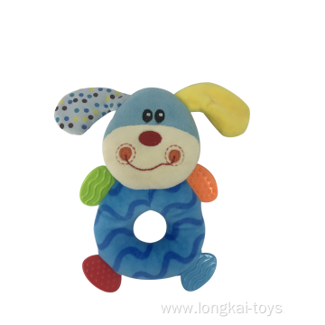 Plush Dog With Rattle